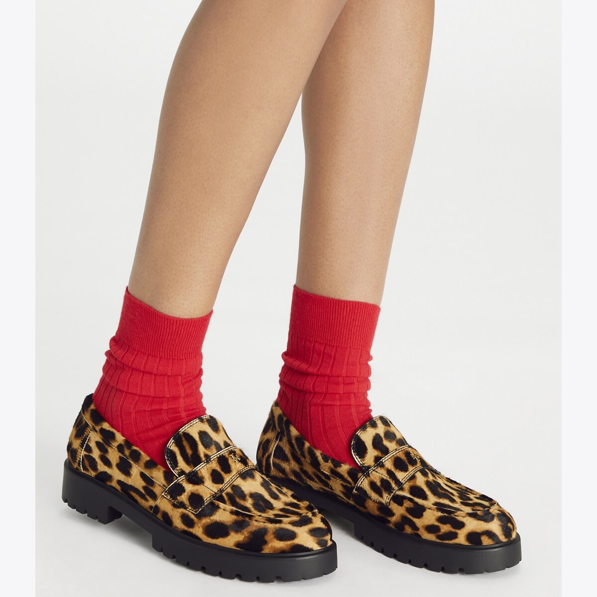 豹柄レオパード！送料関税込み★Tory Burch★CLASSIC LUG LOAFER Classic Lug Loafer: Women's Designer Flats | Tory Burch
