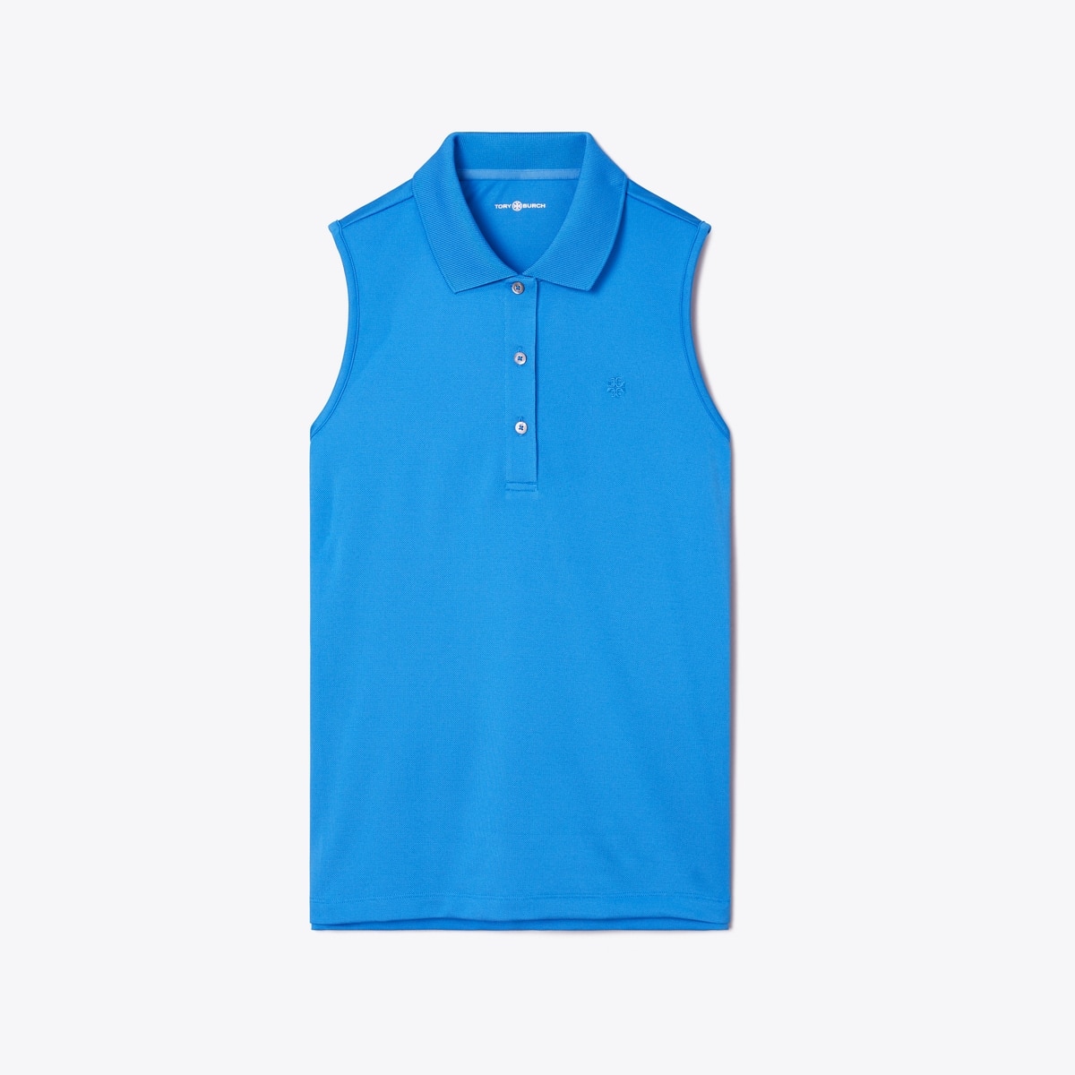 Classic Tech Piqué Sleeveless Polo: Women's Designer Tops | Tory Sport