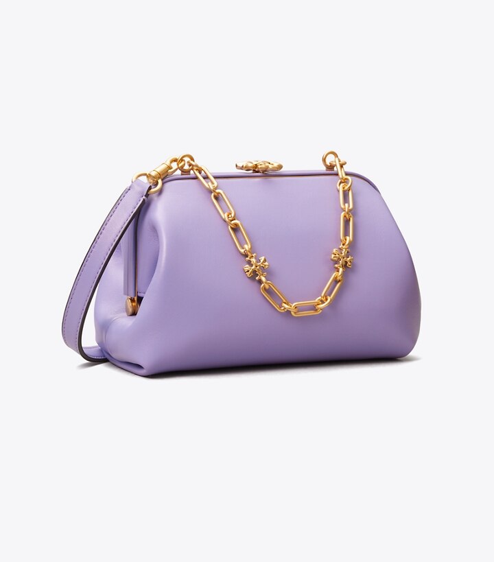 tory burch purple handbag