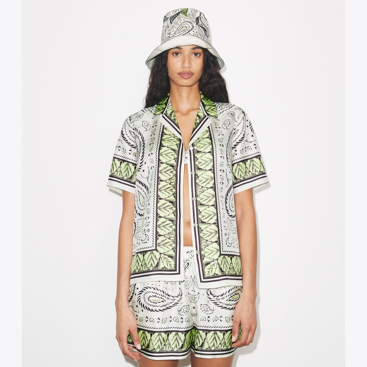 Cockatoo Printed Bucket Hat: Women's Accessories | Hats | Tory