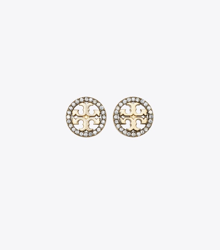 Tory Burch designer boites à bijoux Coffret cadeau collier et boucles d’oreilles pavés Miller in Tory Gold / Crystal informations