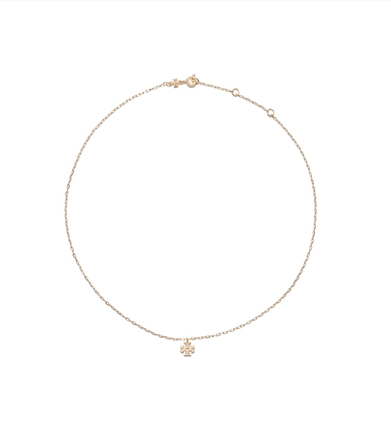 Tory Burch designer collane Collana Icon con pendente in Tory Gold additional