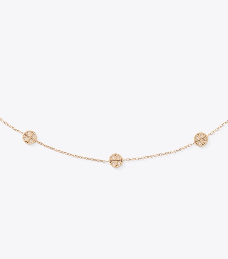 Tory Burch designer collane Collana Icon in Tory Gold dettaglio