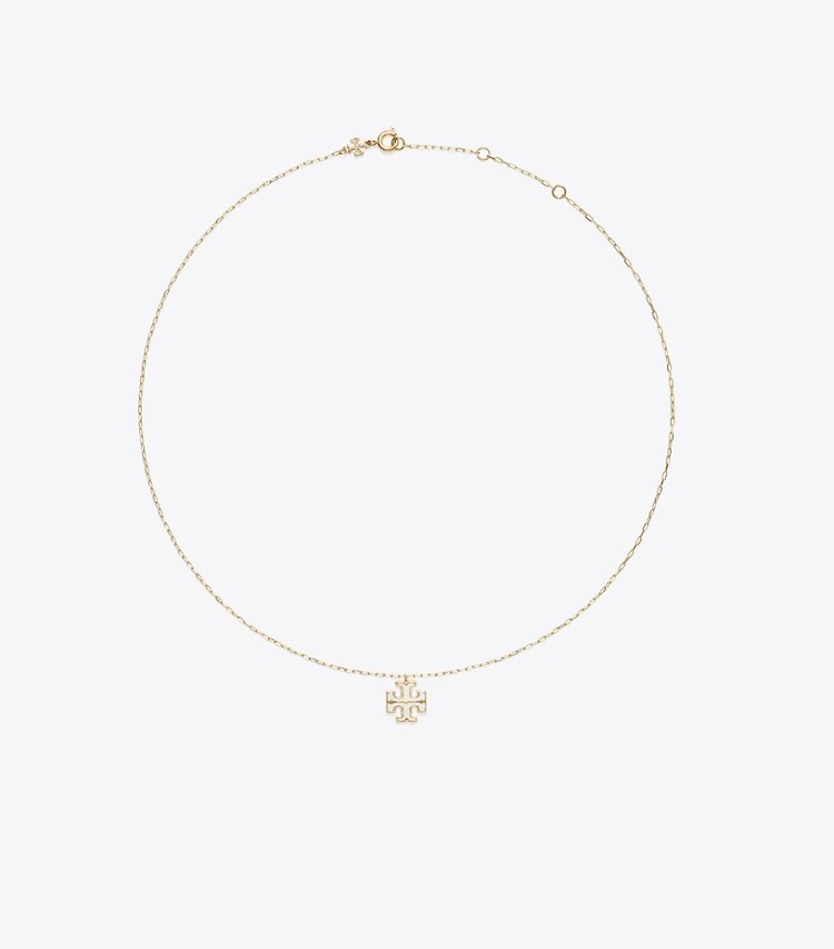 Tory Burch designer collane Collana Kira con pendente in Tory Gold / Mother of Pearl front