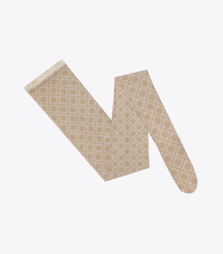 Tory Burch designer collant Collant T Monogram in Hazel front