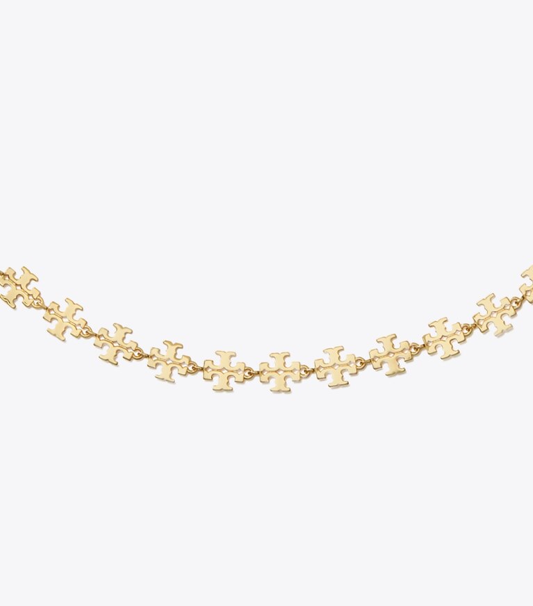 Tory Burch diseñador collares Collar icon en Tory Gold detalle