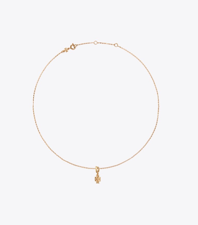 Tory Burch designer colliers Collier chaîne Curiosity in Tory Gold / Cream front