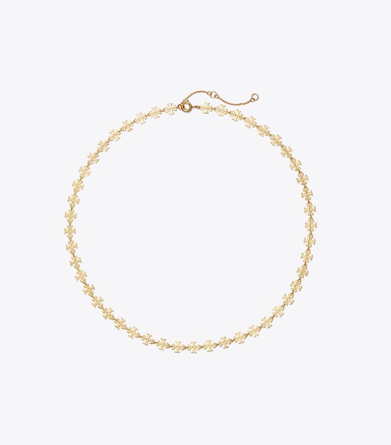 Tory Burch designer colliers Collier Kira in Tory Gold front