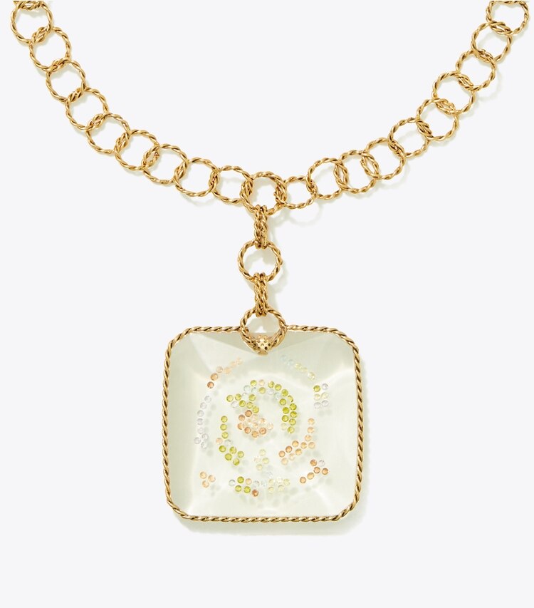 Tory Burch designer colliers Collier tourbillon Runway dans GOLD détails