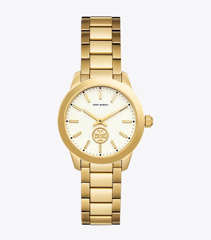 Collins Watch, Gold-Tone, 32 MM: Women's Watches | Strap Watches | Tory  Burch EU