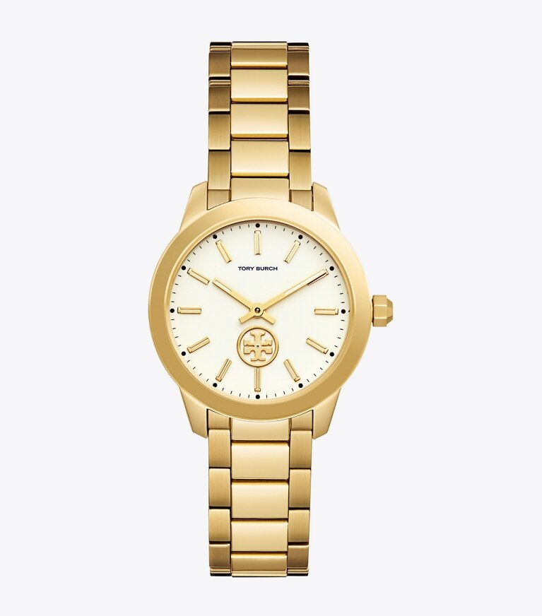 Collins Watch Gold Tone 32 MM Women s Watches Strap Watches