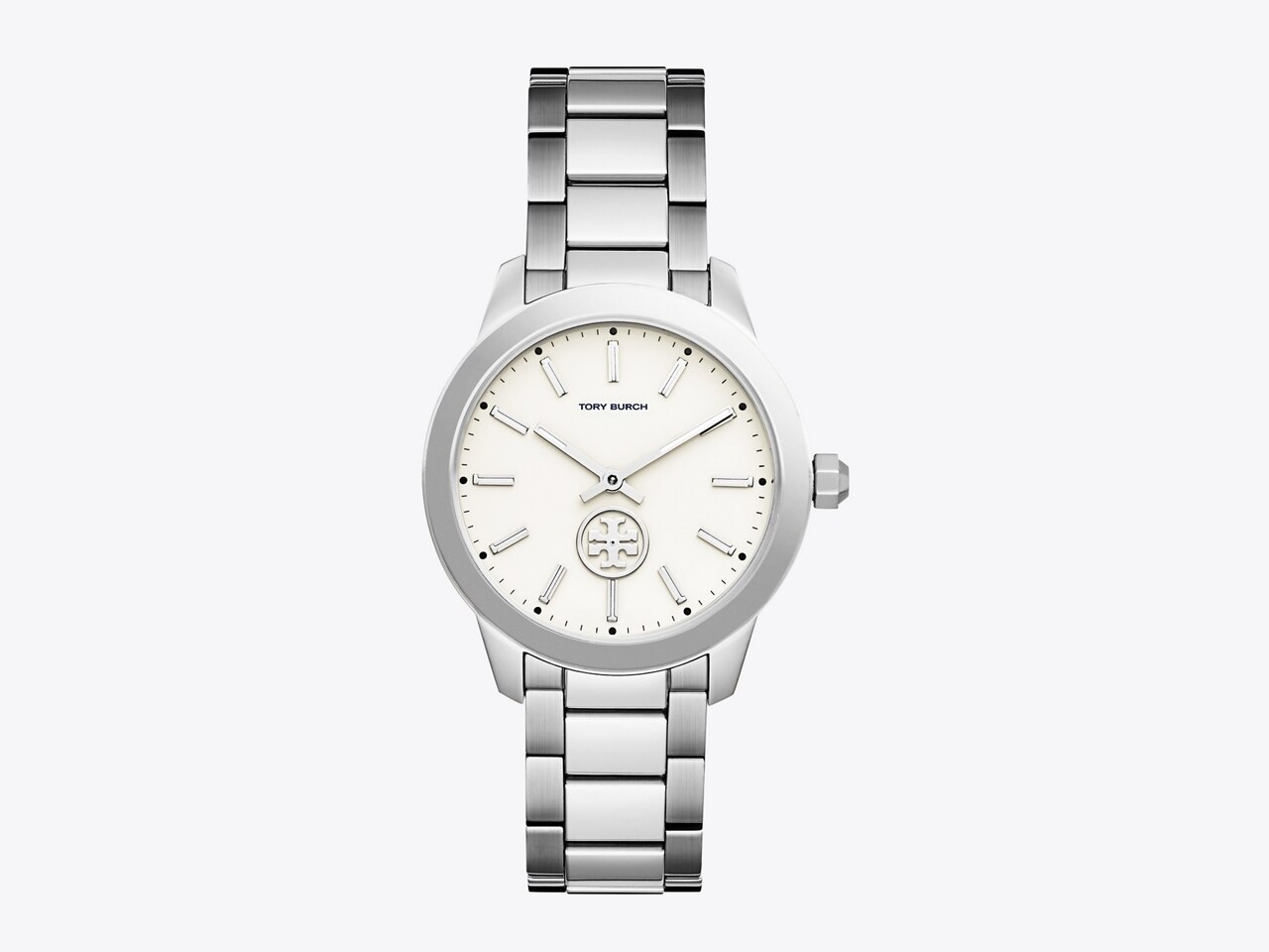 Collins Watch, Stainless Steel/Ivory, 38 MM