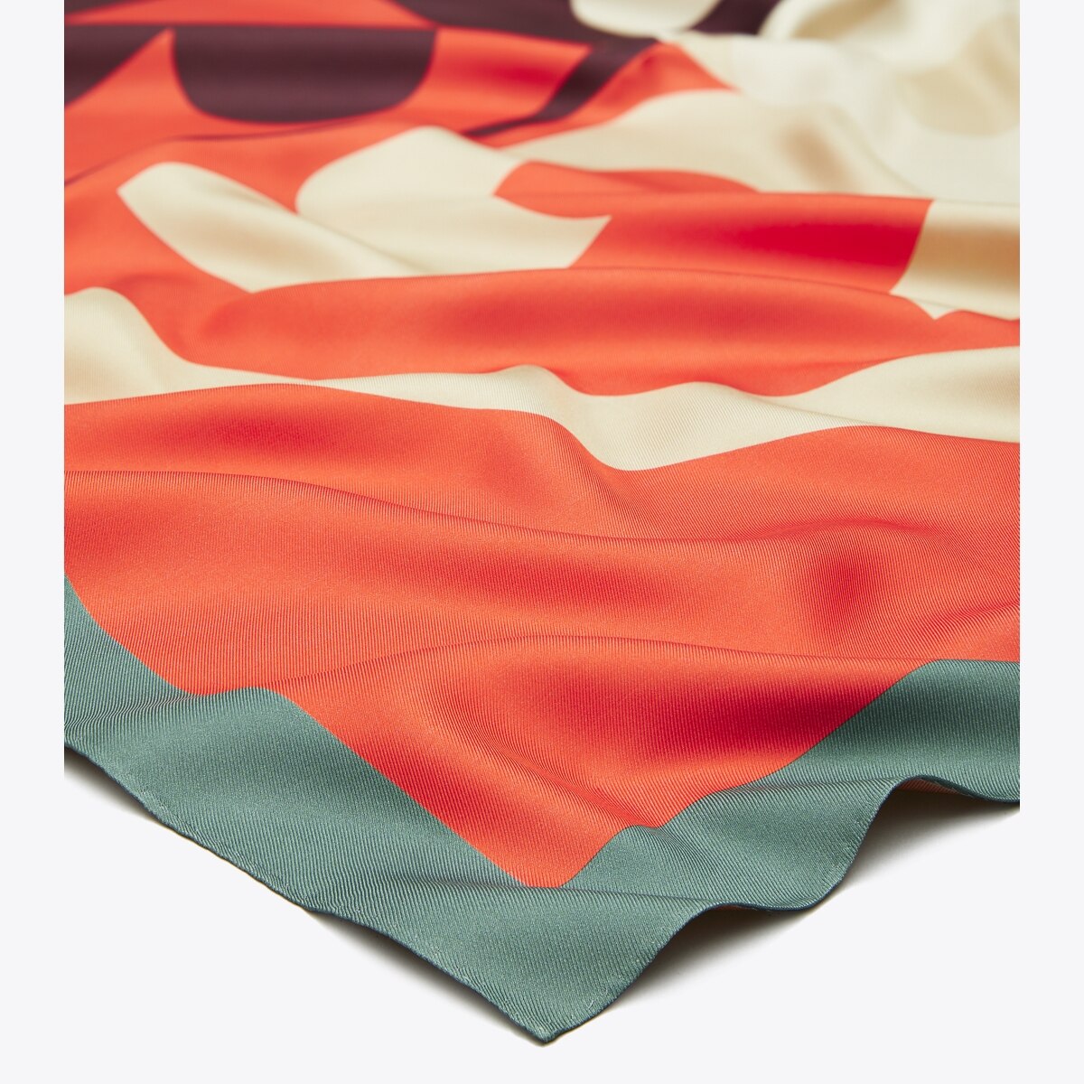 Color-block Logo Silk Square: Women's Designer Scarves