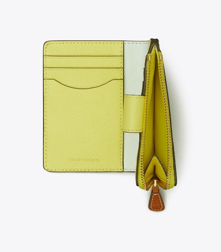 Tory Burch designer wallets Colorblock Bi-Fold Wallet in Basil Multi additional