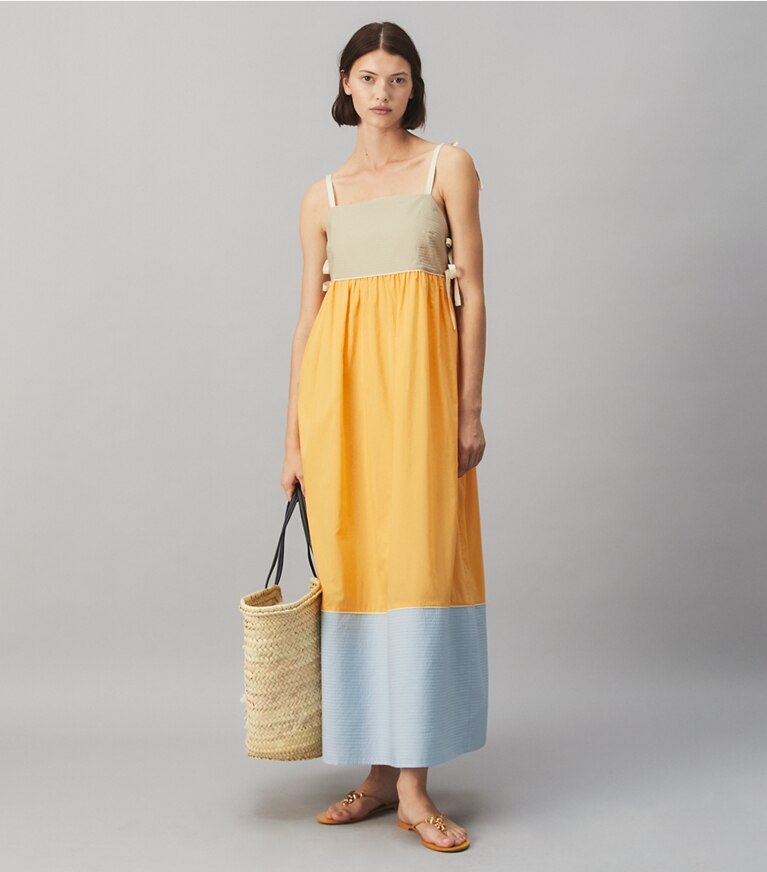 Colorblock Dress Women s Designer Coverups Tory Burch