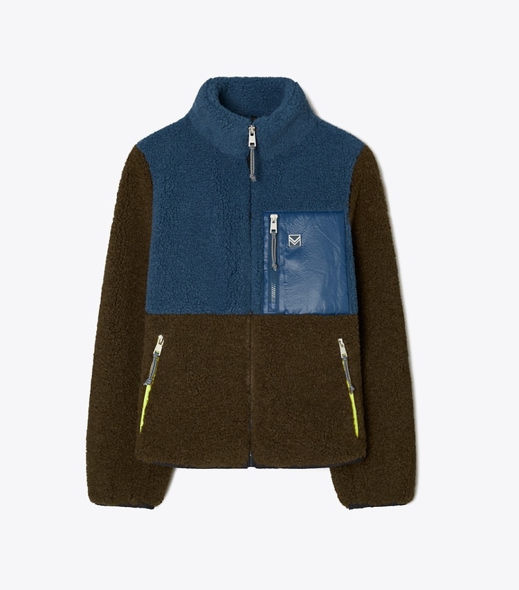 COLORBLOCK FLEECE JACKET