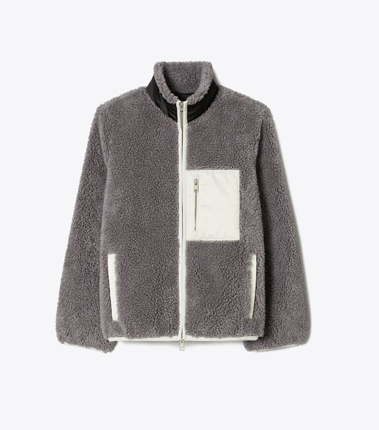 カラーブロック フリースジャケット: レディース コート | Tory Burch JP