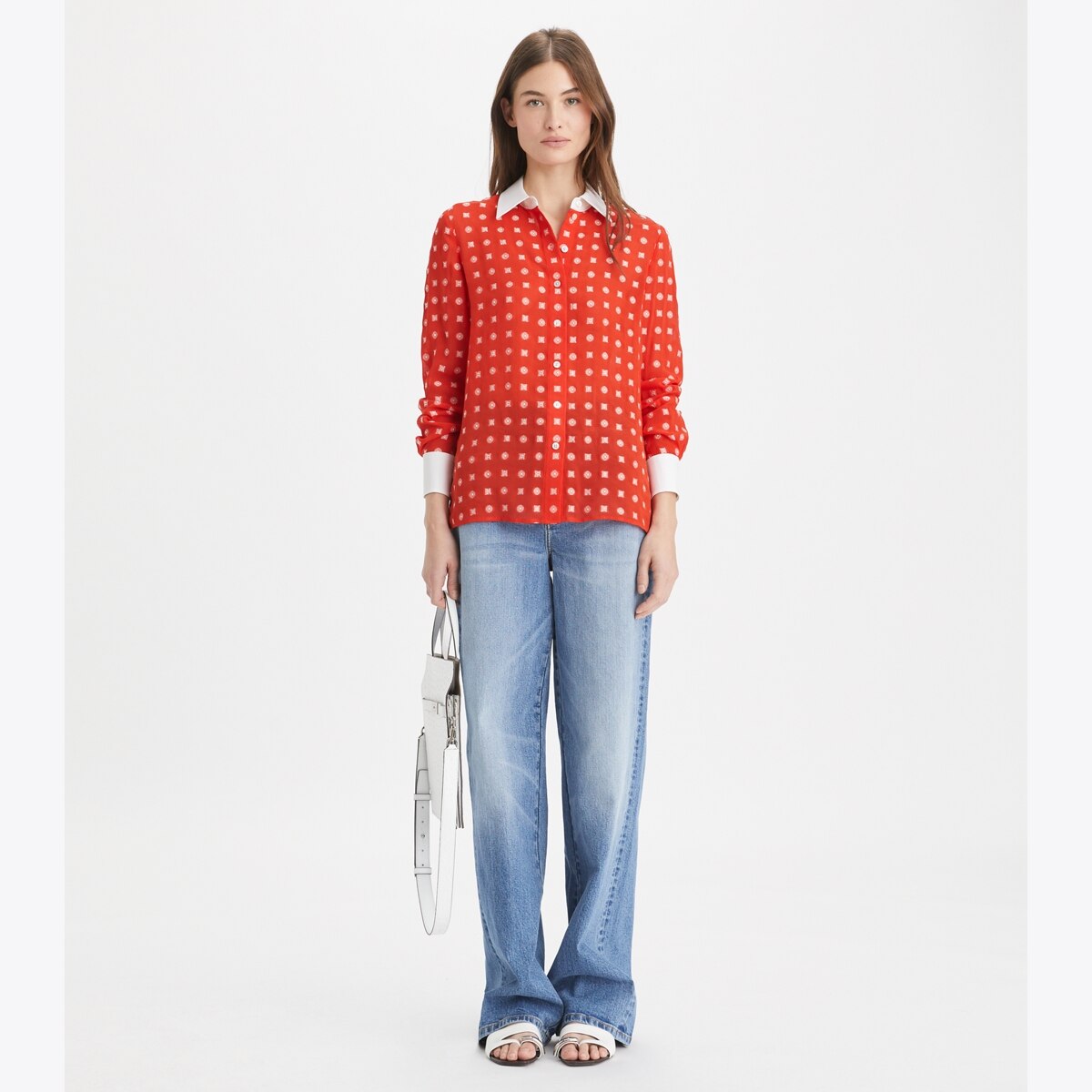 4089 Loopwheel Stripe Border Tee in Navy Red – Blue Owl Workshop