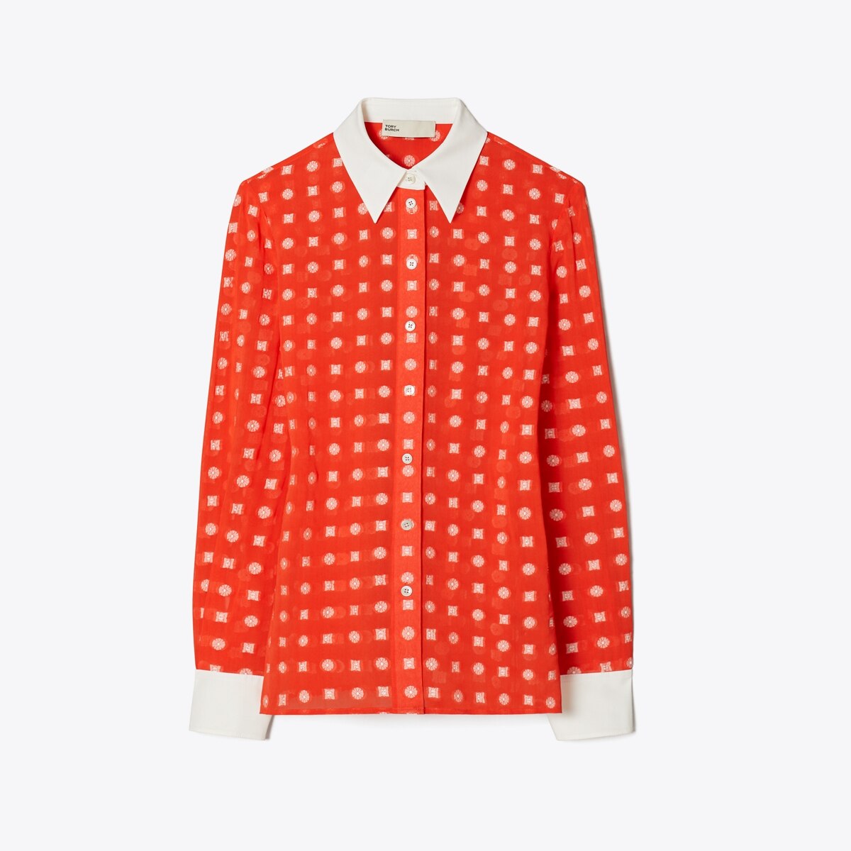 プリント シルクツイル シャツドレス: レディース ドレス | Tory
