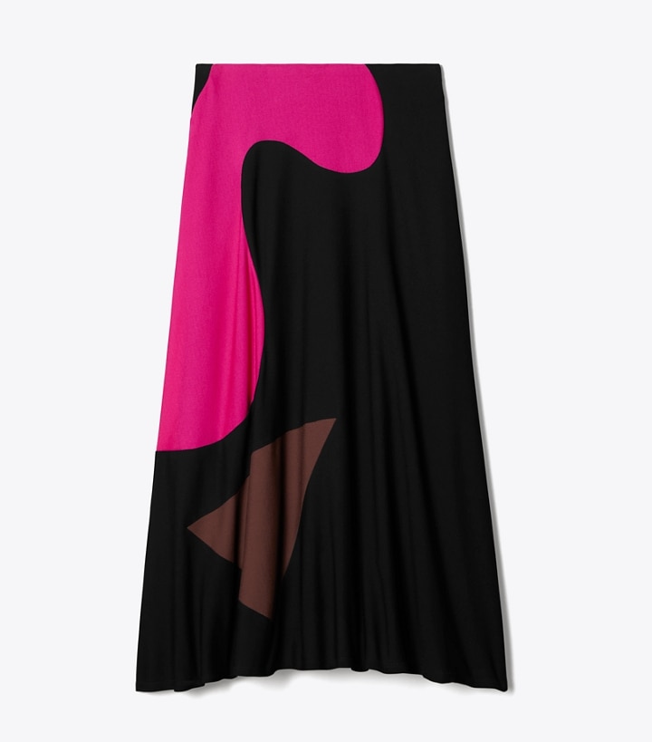 Colorblock Knit Skirt: Women's Designer Bottoms | Tory Burch