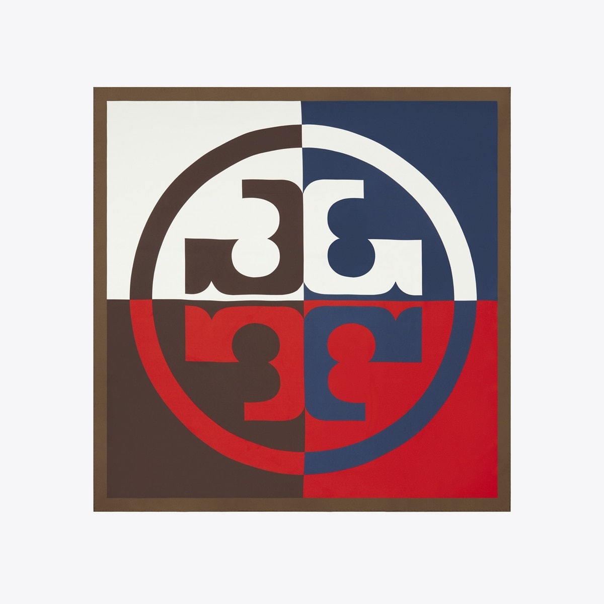 【送料&関税込】Tory Burch Scarf With Logo Tory Burch Logo-monogrammed Wool-blend Scarf - Black - One