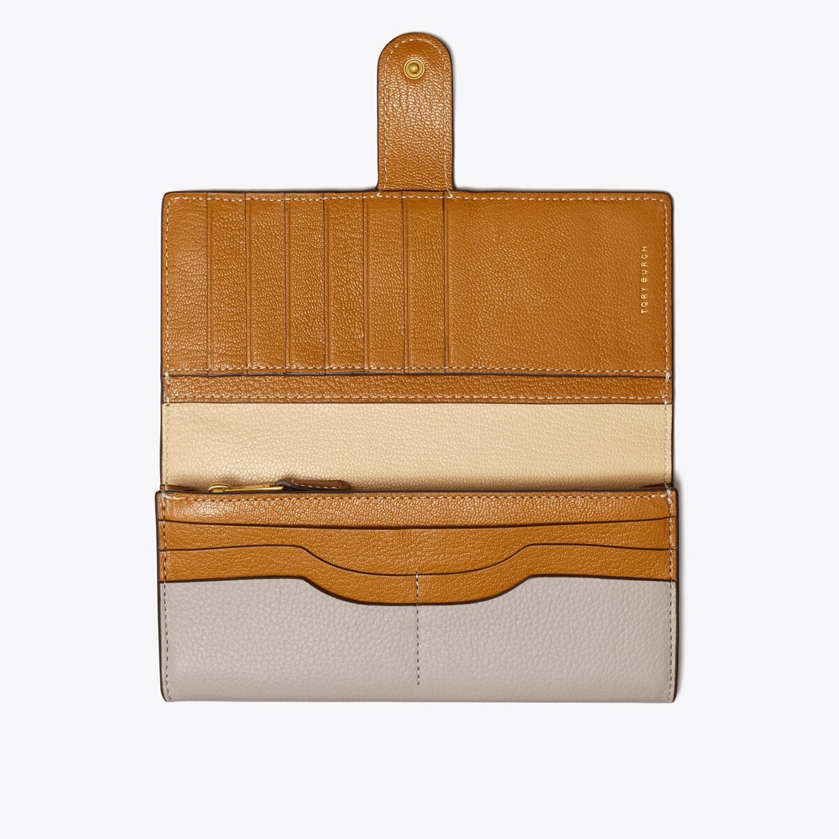 長財布 COURONNE Truss 3-tier long wallet RCWDX24143GRD Colorblock Long Wallet: Women's Designer Wallets | Tory Burch