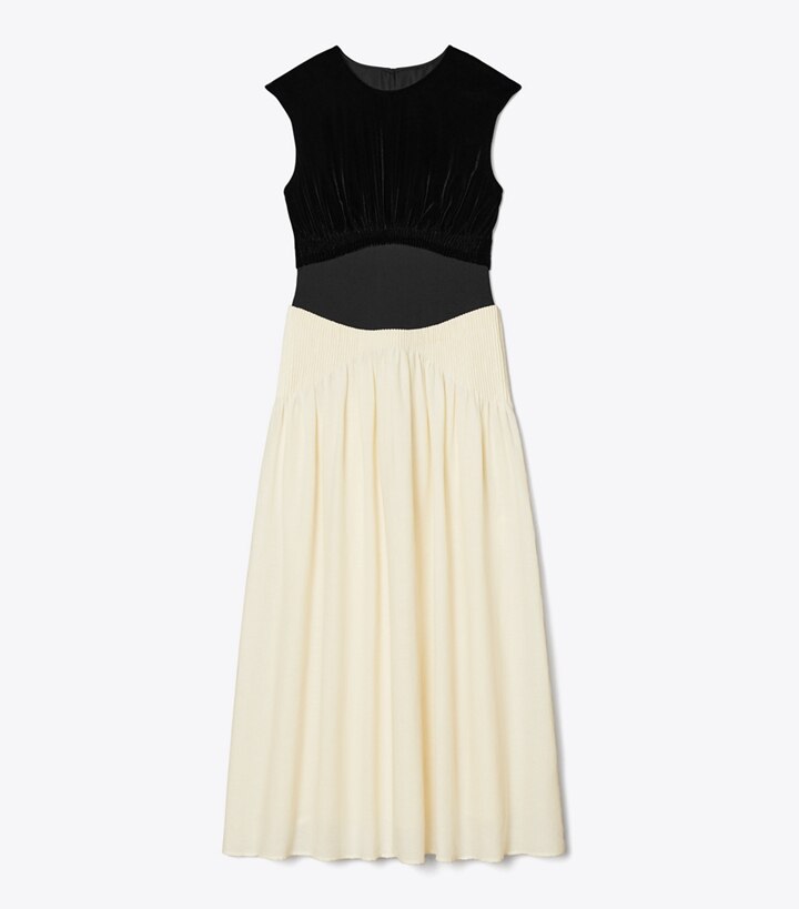 tory burch pleated dress