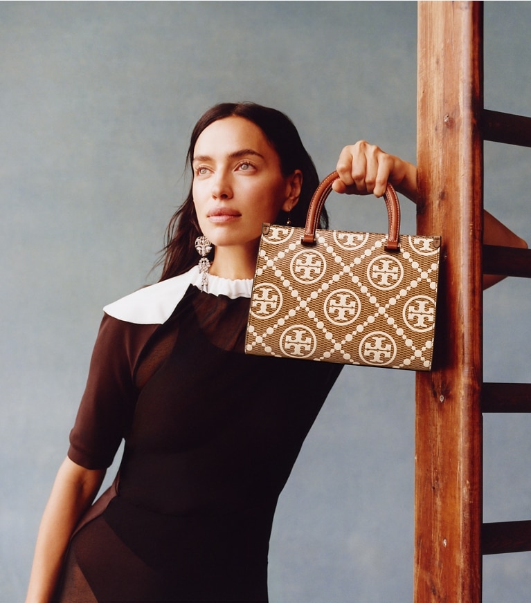 Tory Burch designer ドレス カラーブロック シアー ジャージー ドレス in Black front
