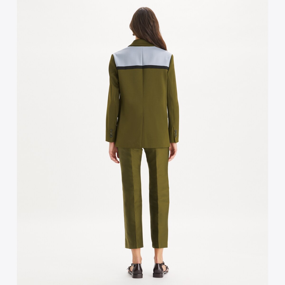 Colorblock Stretch Blazer: Women's Designer Jackets | Tory Burch