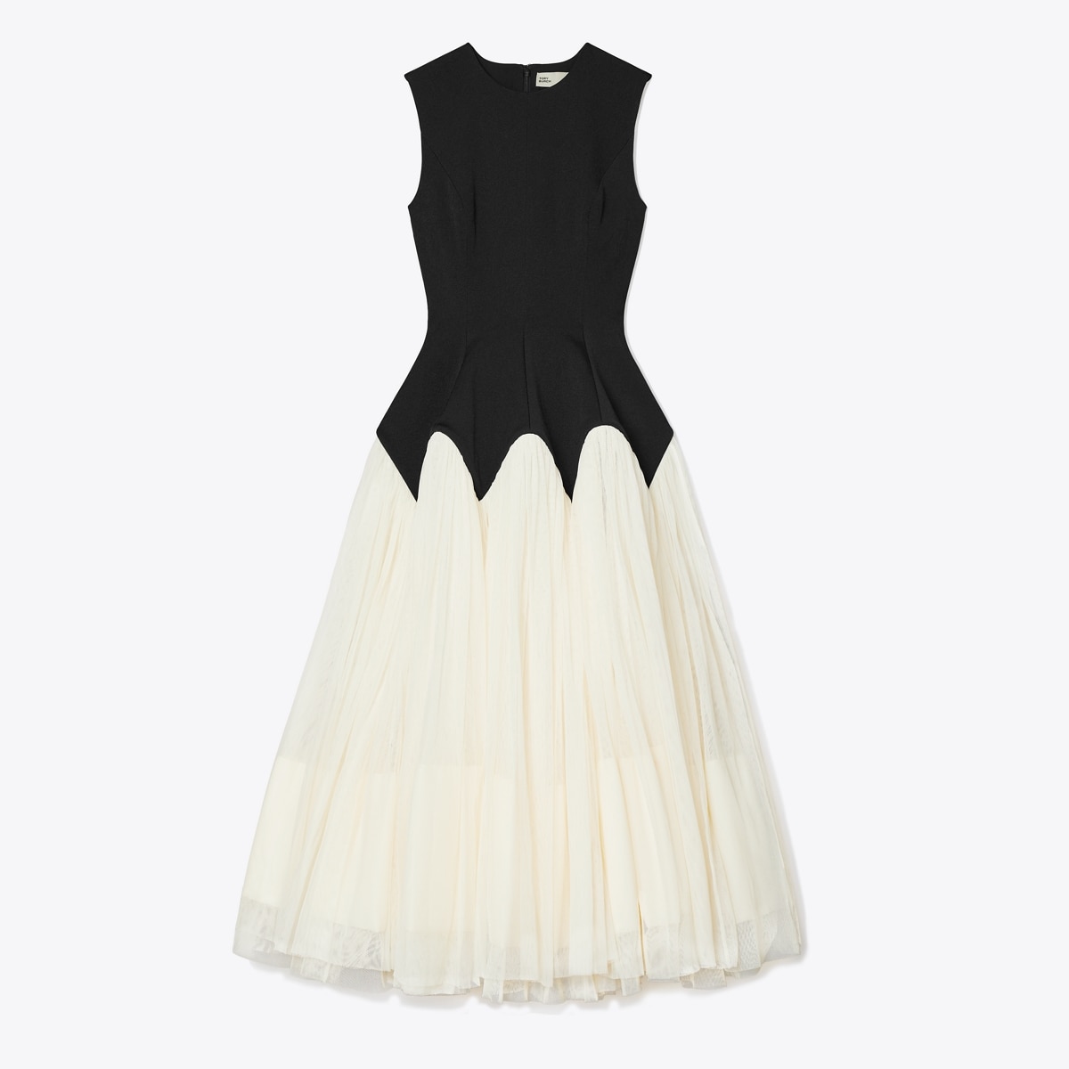 Colorblock Tulle Dress: Women's Designer Dresses | Tory Burch