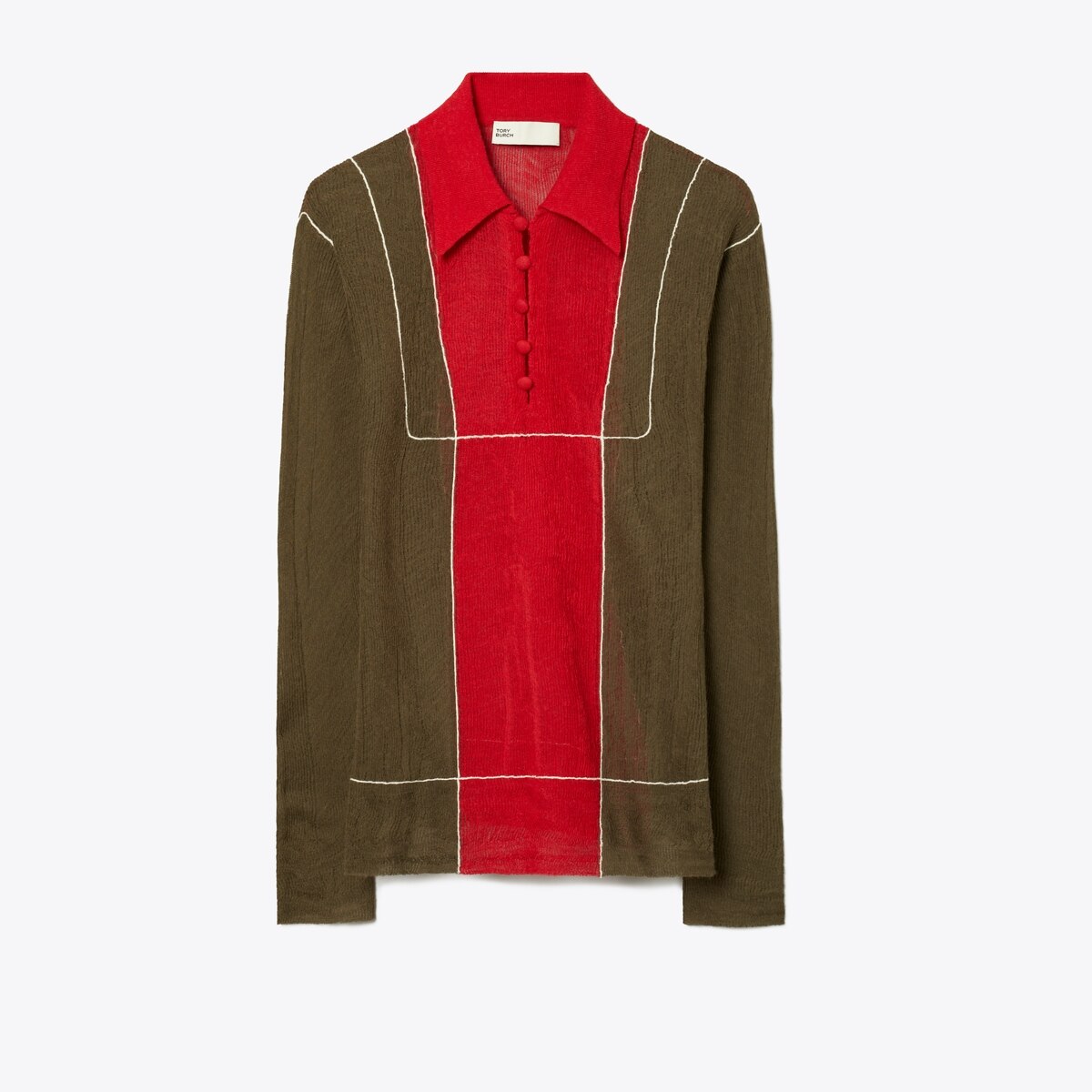 COLORBLOCK WOOL SWEATER