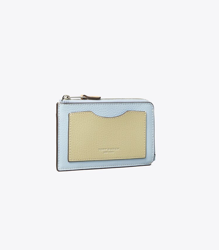 Colorblock Zip Card Case Women's Designer Card Cases Tory Burch