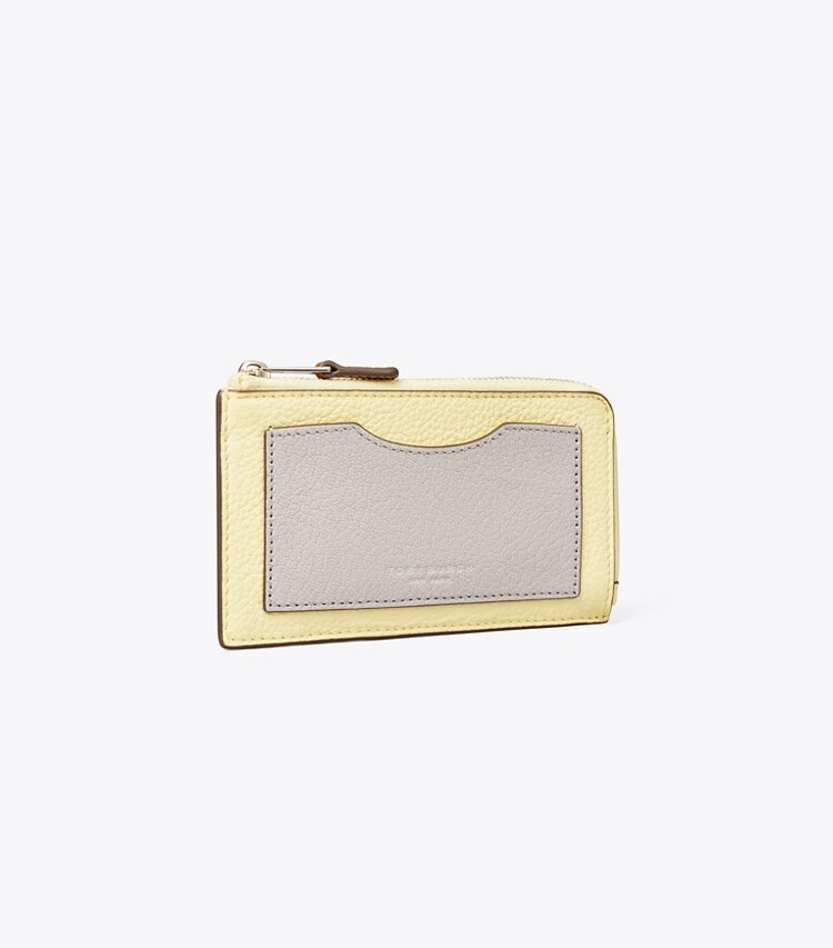 Colorblock Zip Card Case Women's Designer Card Cases Tory Burch