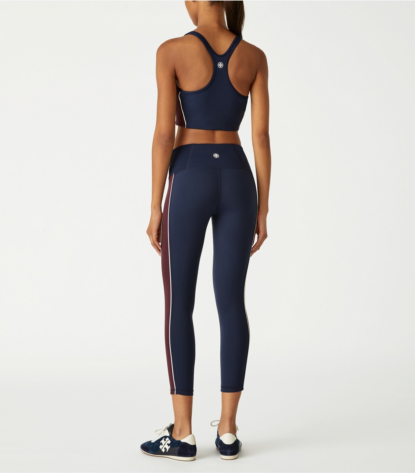 Contrast Piped Long Bra