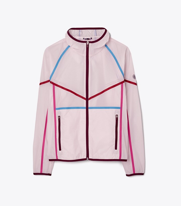 Contrast Ripstop Nylon Jacket: Women's Designer Jackets | Tory Sport