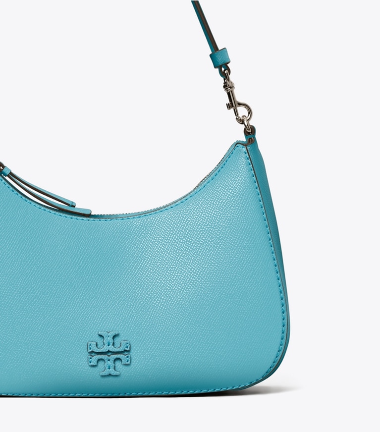 Tory Burch designer shoulder bags Convertible Crossbody Bag in BLUE RASPBERRY detail