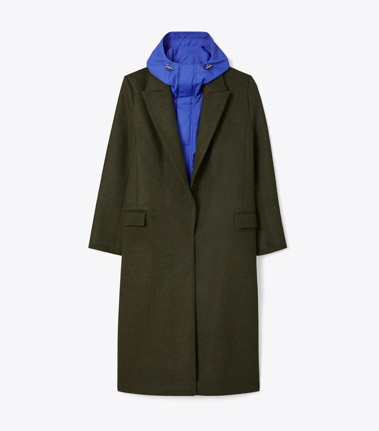 Convertible Wool Coat: Women's Designer Jackets | Tory Sport