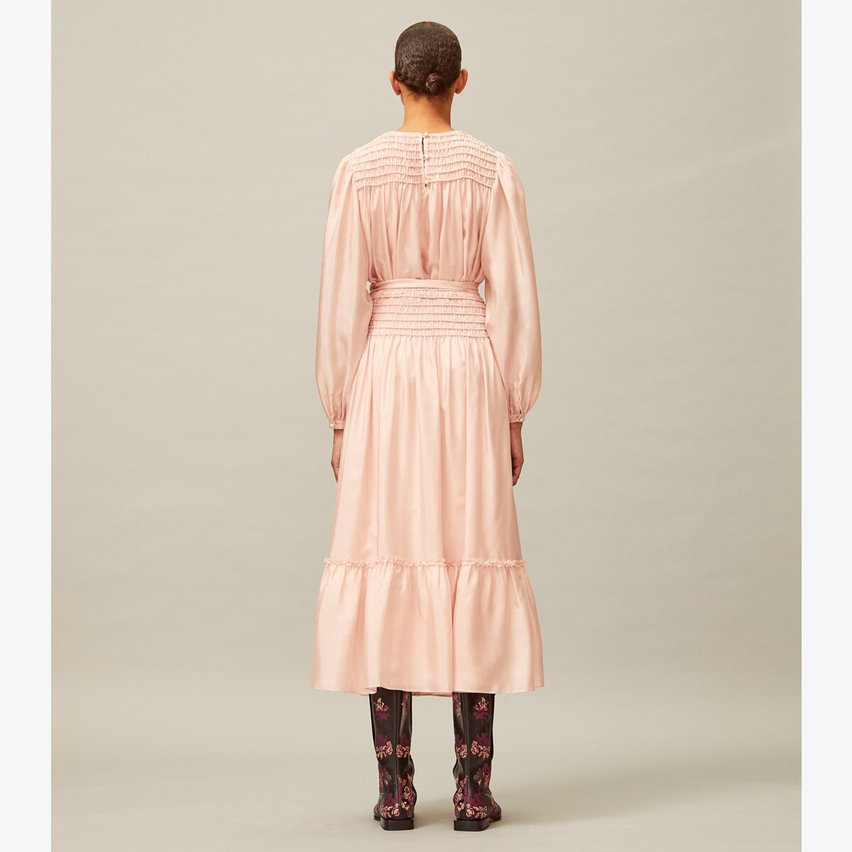 【送料&関税込】Tory Burch Long Skirt Satin Wrap Skirt: Women's Designer Bottoms | Tory Burch
