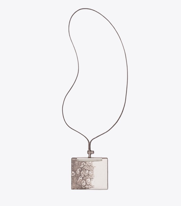 Tory Burch diseñador carteras Correa con piel grabada en relieve de lagarto en Multi detalle