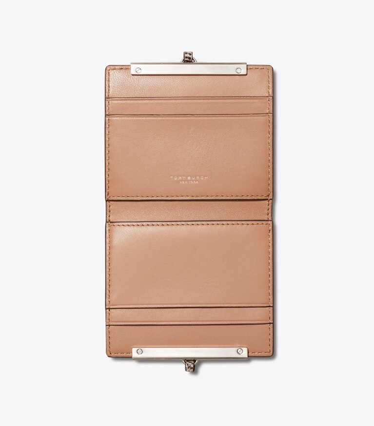 Tory Burch diseñador carteras Correa con piel grabada en relieve de lagarto en Multi vista superior