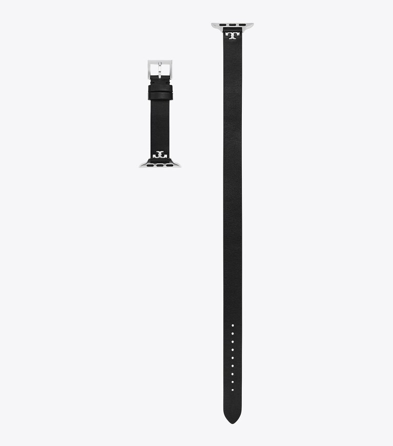 Tory Burch diseñador relojes inteligentes Correa doble T para Apple Watch® en BLACK adicional
