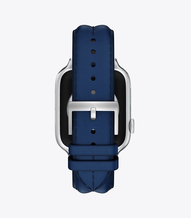 Tory Burch diseñador relojes inteligentes Correa Kira para Apple Watch® en Navy volver