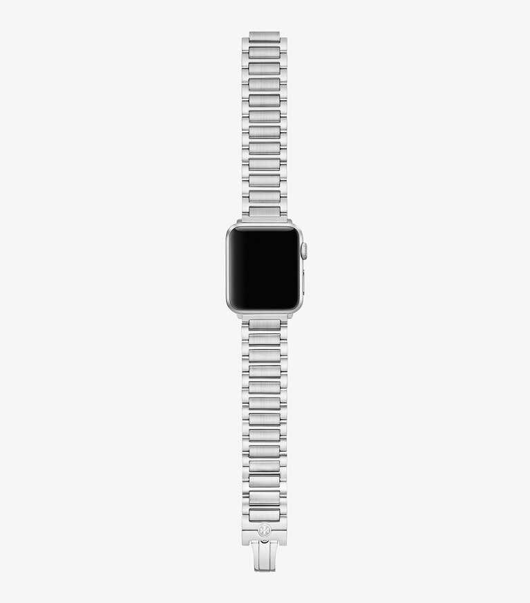 Tory Burch diseñador relojes inteligentes Correa Kira para Apple Watch® en SILVER frente