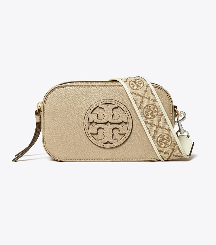 Tory Burch diseñador carteras Correa Miller con monograma en T en Hazelnut adicional