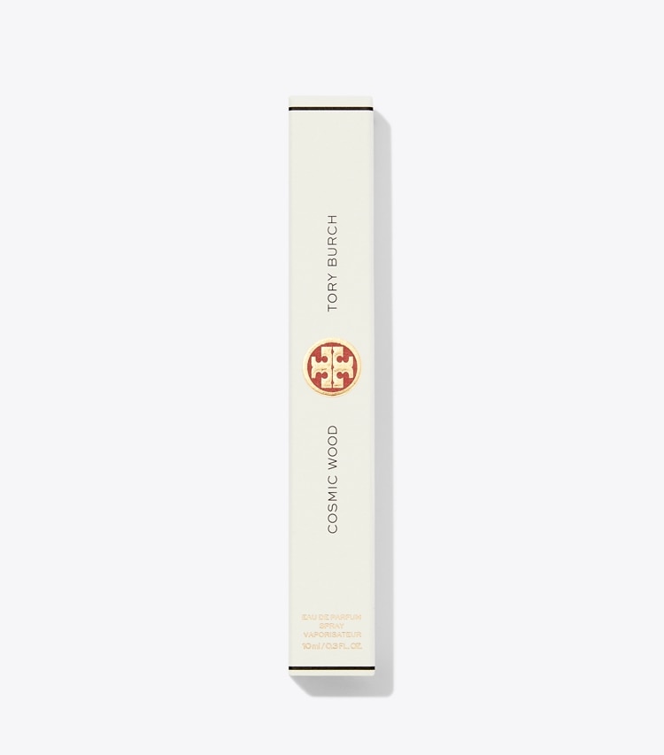 Tory Burch designer perfume Cosmic Wood Eau de Parfum Travel Spray 10ml in COSMIC WOOD detail
