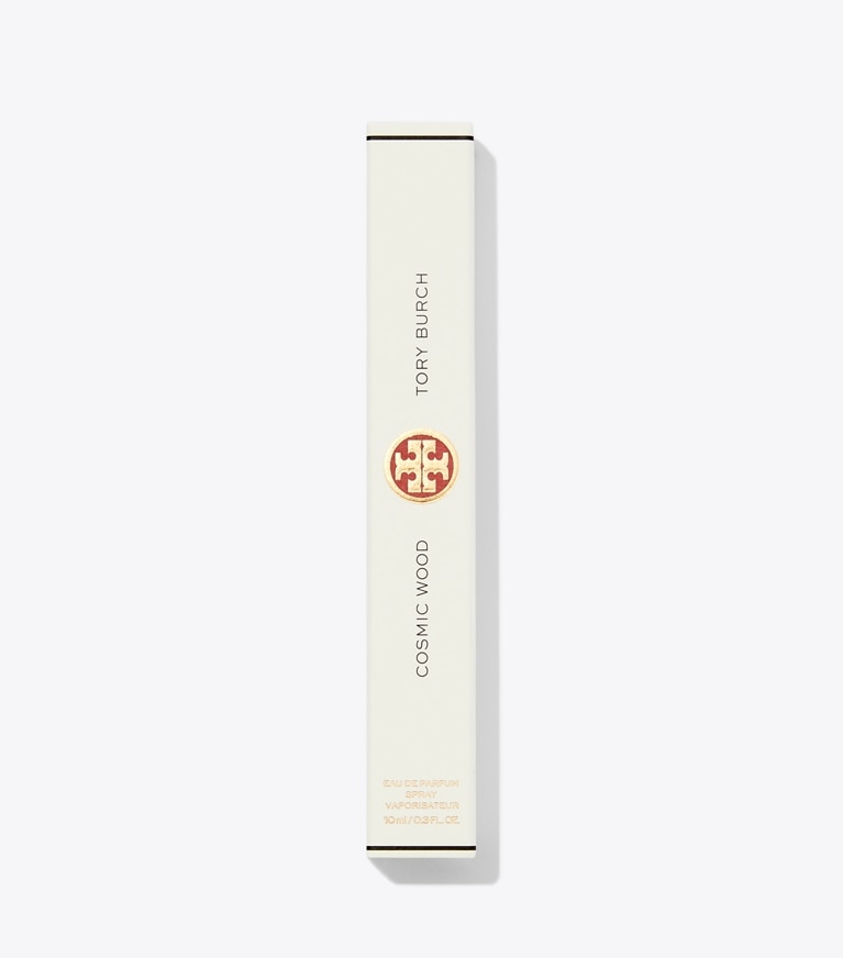 Tory Burch designer perfume Cosmic Wood Eau de Parfum Travel Spray 10ml in COSMIC WOOD front