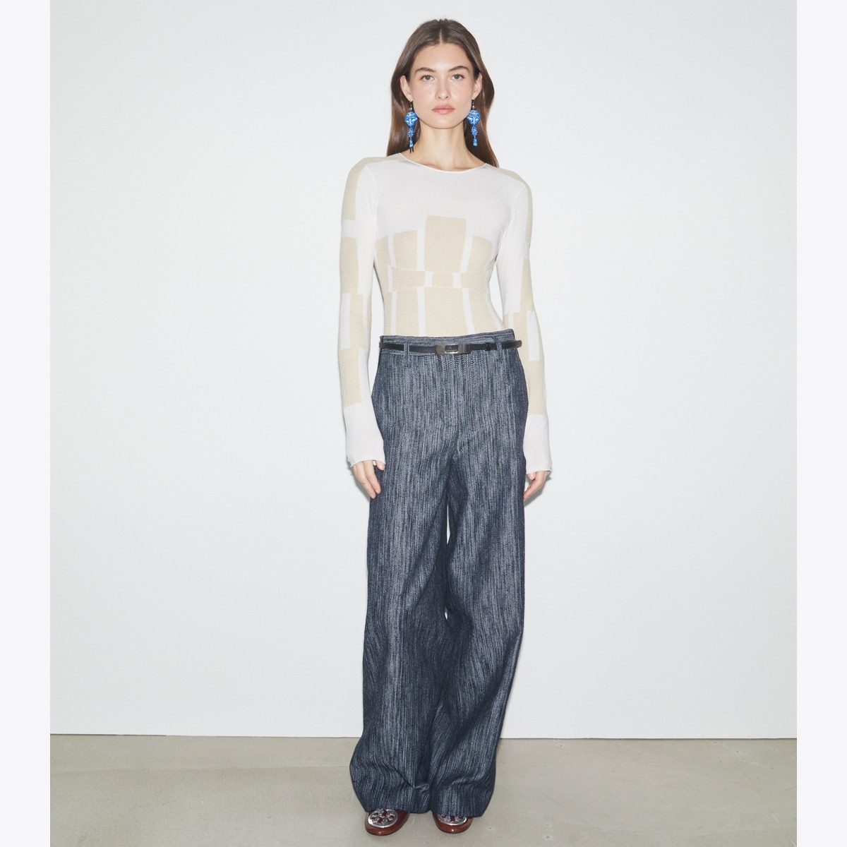 【BAON】Torrich Pin Tuck Cotton Wide Pants Dus Side Folding Pintuck Wide Cotton Pants - WONDER WONDER