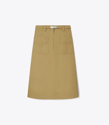 デコンストラクト デニムスカート: レディース ボトムス | Tory Burch JP
