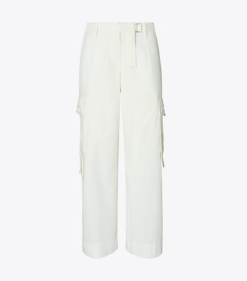 Cotton Trouser: Women's Designer Bottoms | Tory Burch
