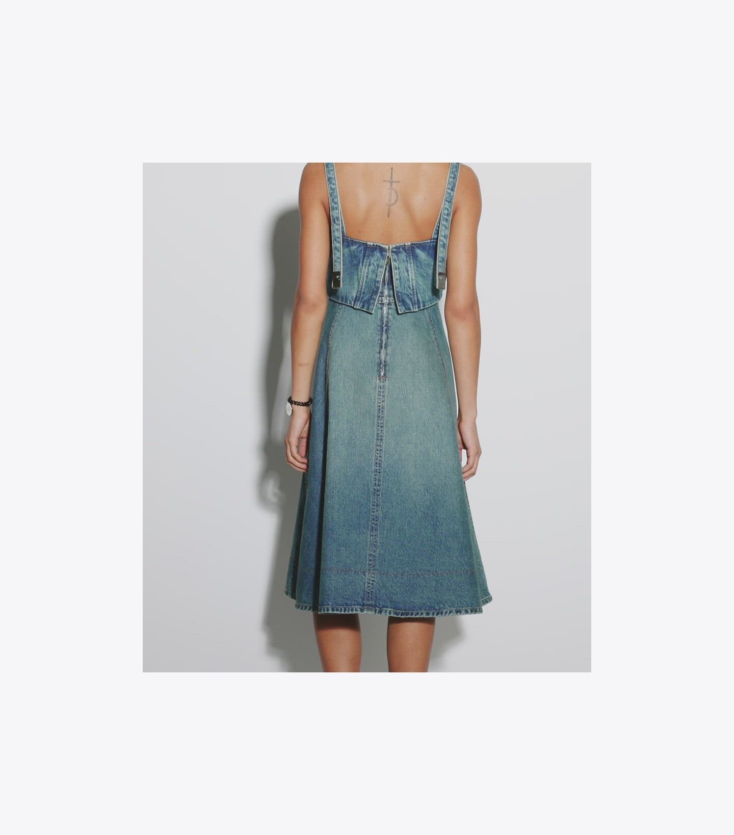 Cotton Denim Dress